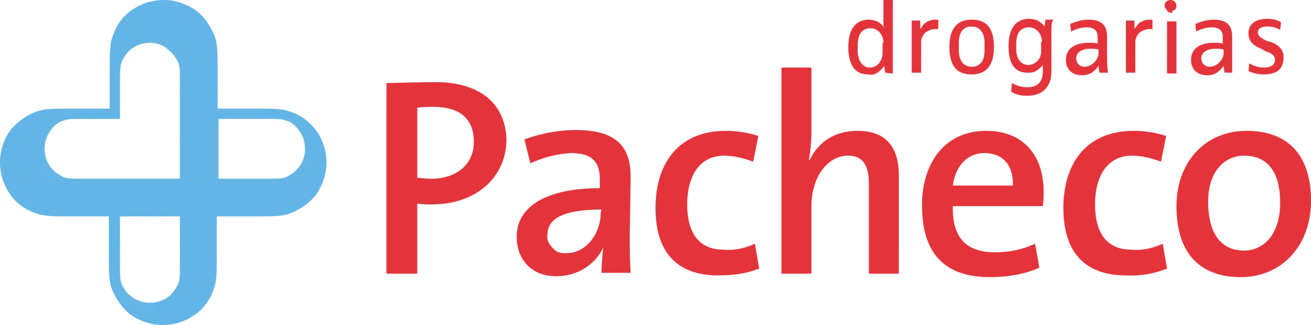 Logo das Drogarias Pacheco